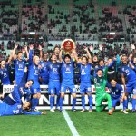 アビスパ福岡/ Avispa Fukuoka team group, DECEMBER 6, 2015 - Football / Soccer : 2015 J.League Road to J1 Play-off Final match between Avispa Fukuoka 1 - 1 Cerezo Osaka at Yanmar Stadium Nagai in Osaka, Japan. (Photo by AFLO)