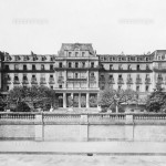 1920, Geneva, Switzerland --- 1920- Geneva, Switzerland:  General view of the exterior of the home of the League of Nations in Geneva, Switzerland. --- Image by ｩ Bettmann/CORBIS